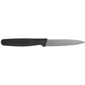  Knives : Paring Knife 3 1/4 Serrated Straight Tip Blade 