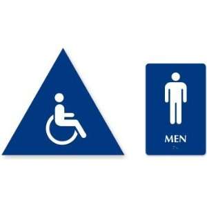  Accessible Pictogram & Men Pictogram BrightSigns Kit Sign 
