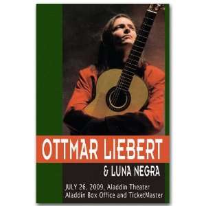  Ottmar Liebert Poster   Concert Flyer   Barcelona Nights 