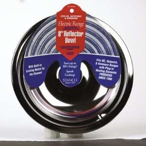  7 each Stanco Chrome Range Reflector Bowl (5076 8)