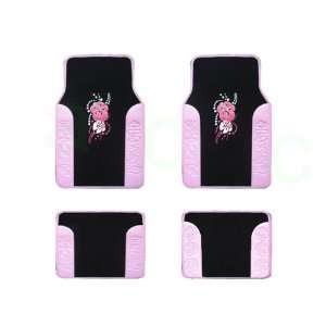   Trim Floor Mats For Cars / Trucks   Hawaii Aloha Pink: Automotive