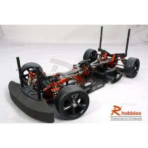   4WD On Road Shaft Drive Racing Car Carbon Fiber Chassis: Toys & Games