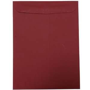  9 x 12 Open End Catalog   No Clasp   Dark Red Paper 