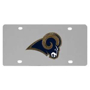  St Louis Rams NFL License/Logo Plate Sports & Outdoors