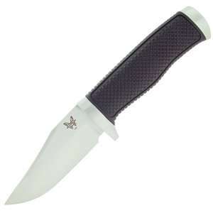 Benchmade   Pardue Rant Bowie, Black Kraton Handle, Plain  