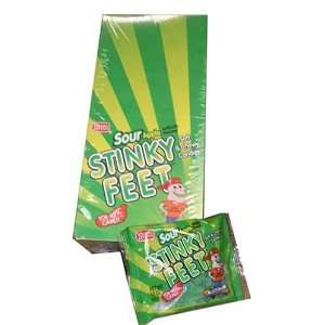 Stinky Feet Sour Candy 24 count: Grocery & Gourmet Food