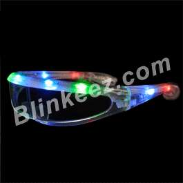 LED LightUp Stellar Futuristic Flashing SunGlasses  Great for New 