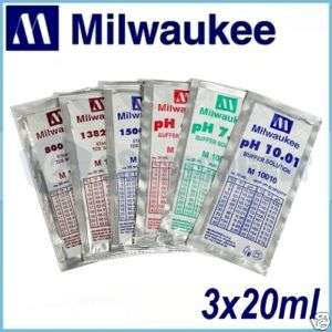Milwaukee 1382 ppm TDS Calibration Solution, 3 x 20ml  