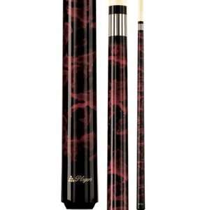 Players Midnight Black and Carmine Red Marblized Cue (weight=21oz 