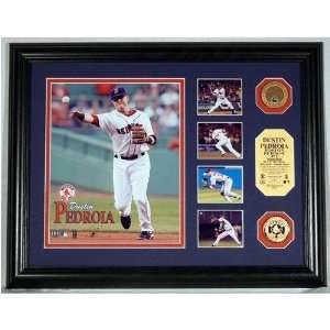 Dustin Pedroia Highlight Collection Infield Dirt Coin Photo Mint 