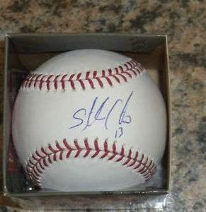 STARLIN CASTRO CHICAGO CUBS SIGNED OFFICIAL MLB BALL 6a  