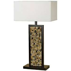  Pebbly Path River Stone 29 High Table Lamp: Home 
