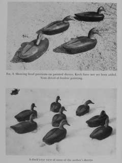 1940s Duck Goose Mallard Canvasback Hunting Decoy Call Boat Print 