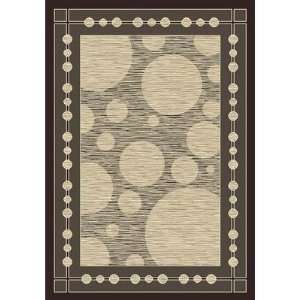 Innovation Carved Ash Chocolate Antique Contemporary Rug Size: Square 