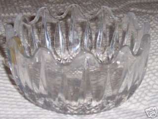 VINTAGE LEAD CRYSTAL CANDY DISH BOWL WEST GERMANY  