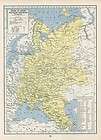 ussr authentic world war 2 vintage map stalinist russia genuine