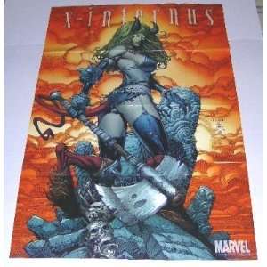 Sexy 36 x 24 X Infernus Demon Girl Marvel Comics Shop Promo Poster by 