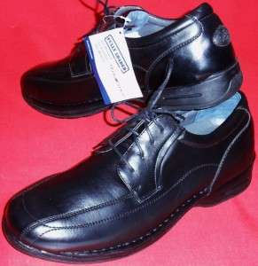 NEW Mens DEER STAGS JESSE Black Leather Formal Dress Oxfords Shoes 
