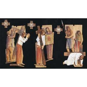  Linden Wood Stations of the Cross  26in X 18in