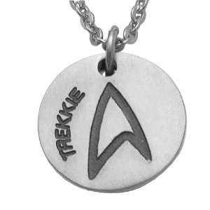  Star Trek Titanium Starfleet Medallion Pendant Necklace 