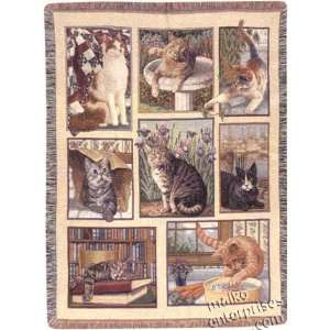   : Kitty Cat Throw Blanket for Everyone who Loves Cats: Home & Kitchen