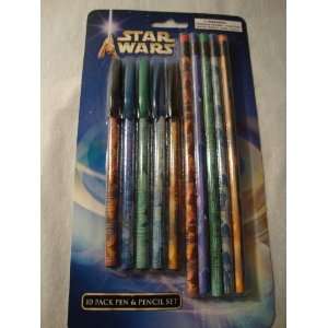  Star Wars Attack of the Clones Pen & Pencil Set Office 
