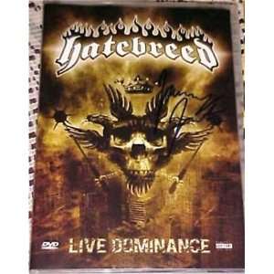  Hatebreed Jamey Jasta Signed LIVE DOMINANCE DVD COA 