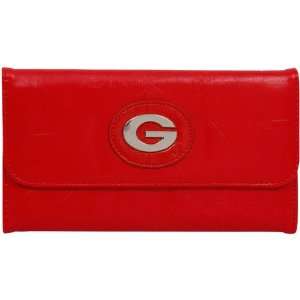    Georgia Bulldogs Ladies Red Clutch Wallet: Sports & Outdoors