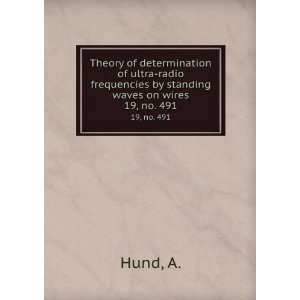 Theory of determination of ultra radio frequencies by standing waves 