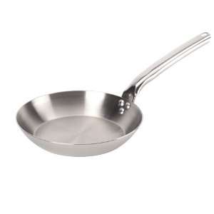 World Cuisine Stainless Steel Priority Frying Pan, Dia. 7 7/8 