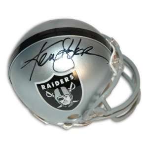  Autographed Ken Stabler Oakland Raiders Mini Helmet 
