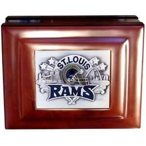 St. Louis Rams Large Lined Gift Box   NFL Football Fan Shop Sports 