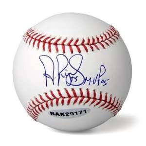 Albert Pujols Autographed Baseball   Inscribed MVP 05 UDA:  