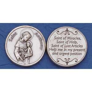  Catholic Coins St. Anthony with Prayer