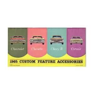    1965 CHEVROLET Custom Accessories Sales Brochure Book: Automotive