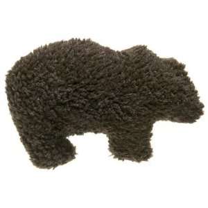 West Paw Design Gallatin Grizzly Squeak Toy for Dogs   Chocolate 