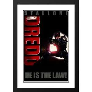  Judge Dredd 20x26 Framed and Double Matted Movie Poster 