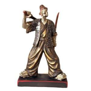  Japanese Samurai Warrior Figurine Sculpture Art SM37244 