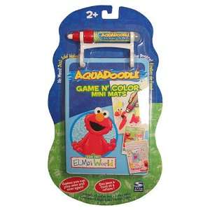   Game N Color Mini Mats Elmos World Aqua Doodle Toys & Games