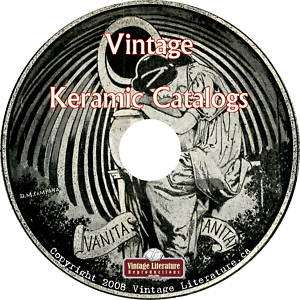 Vintage Keramic (Ceramic) {Kiln & Art} Catalogs on CD  
