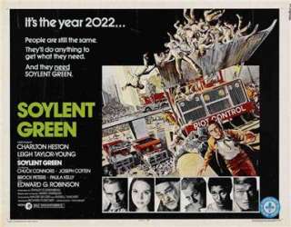 Soylent Green 30 x 40 Movie Poster, Charlton Heston  