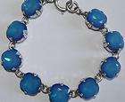 Catherine Popesco French Blue enamel crystal bracelet  