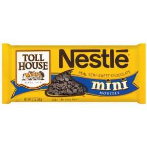 Nestle Toll House Real Semi Sweet Chocolate Mini Morsels 12 oz:  