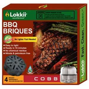  Lokki Charcoal Barbecue Bricks  6 Pack Patio, Lawn 