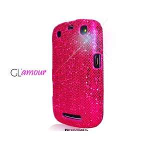   GLamour Glitter Sparkle Hard Case Hot Pink: Cell Phones & Accessories