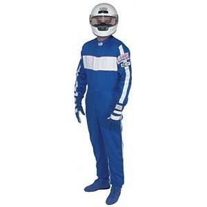  G Force 4372MEDBU GF 105 Blue Medium Single Layer Racing Suit 