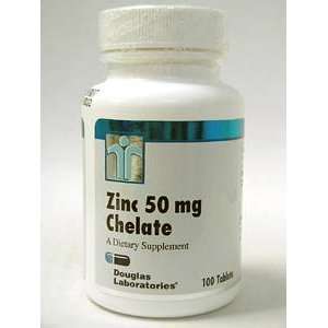  Douglas Labs   Zinc Chelate 50 mg 100 tabs Health 