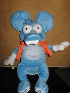 SIMPSONS* ITCHY & SCRATCHY 14 ITCHY MOUSE PLuSH DOLL  
