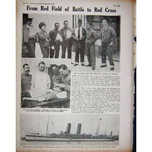  1914 WW1 Grenfell Chetwode Wyndham Hospital Ship Cross 