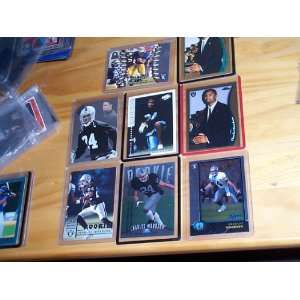 Charles Woodson lot of 8 different Rookie 1998 football trading cards 